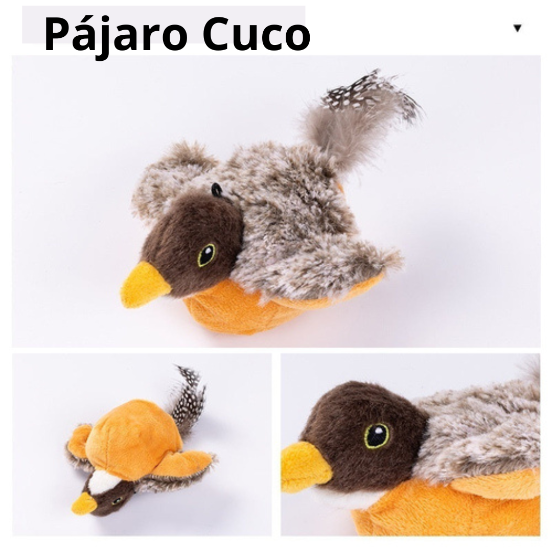 Juguete Interactivo de Peluche para Gatos - Sonido Realista