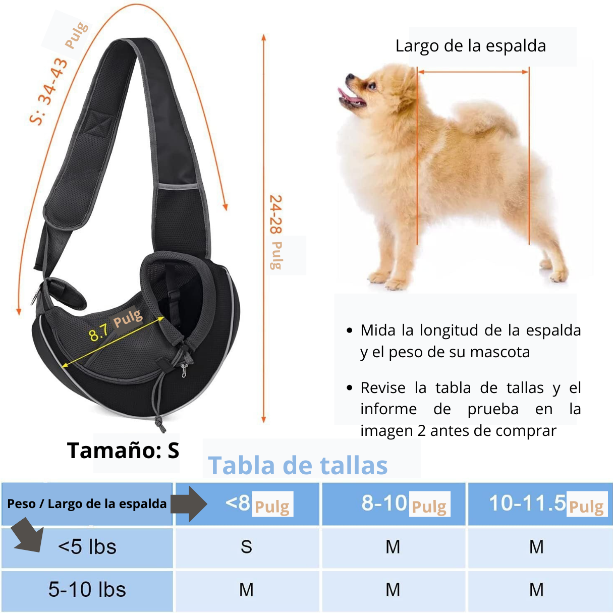 Bolso Portamascotas, Transporte Portátil y Seguro para Perros y Gatos