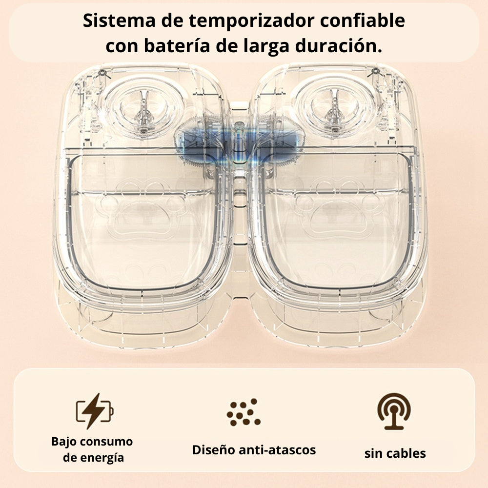 Comedero Automático para Perros y Gatos - Sin Electricidad