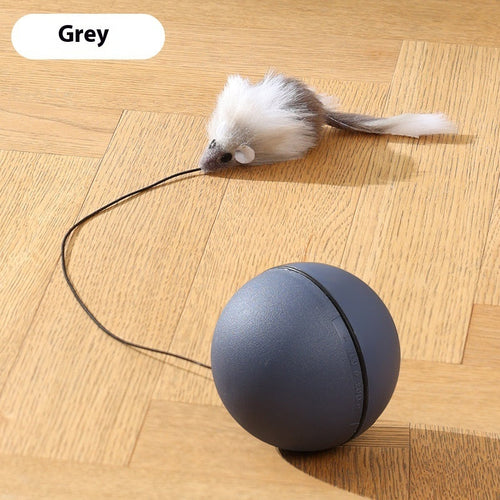 Interactive Mouse Teaser Ball – Smart Moving Toy for Curious Cats