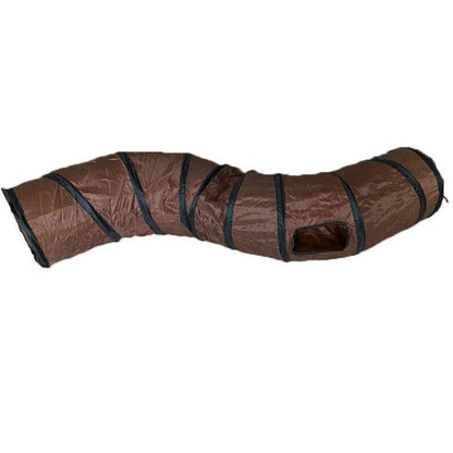 Foldable S-Shaped Interactive Cat Tunnel for Active Play