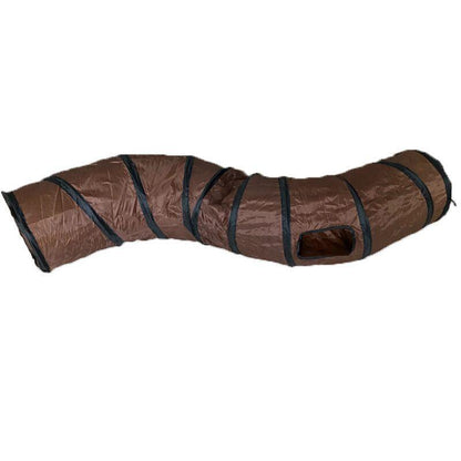 Foldable S-Shaped Interactive Cat Tunnel for Active Play
