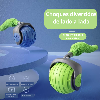 Pelota Interactiva para Gatos - Juguete Automático Eléctrico