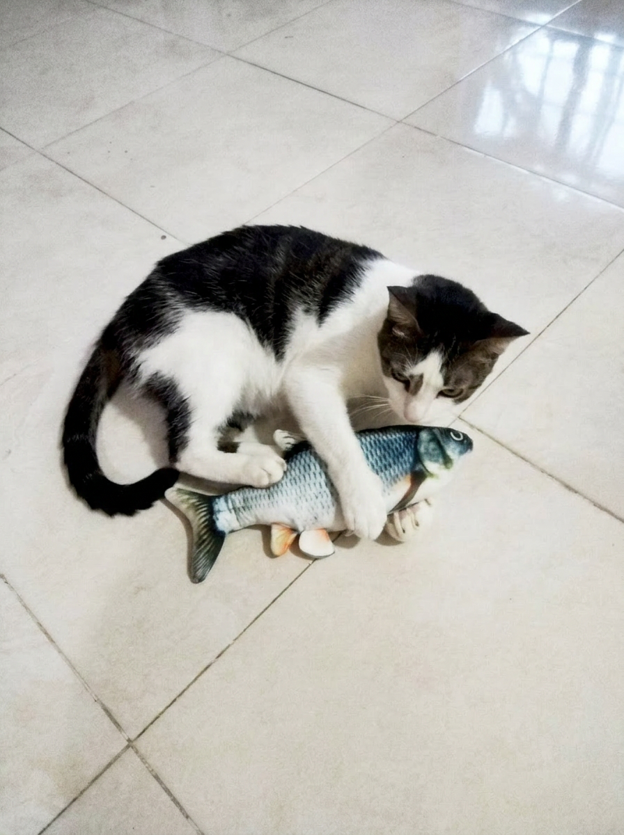 Pez Interactivo para Gatos 🐟 | Activa su Instinto Cazador en Segundos