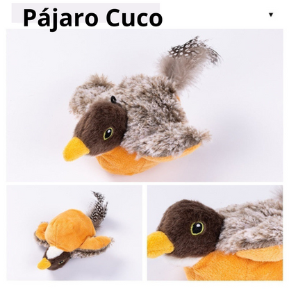 Juguete Interactivo de Peluche para Gatos - Sonido Realista