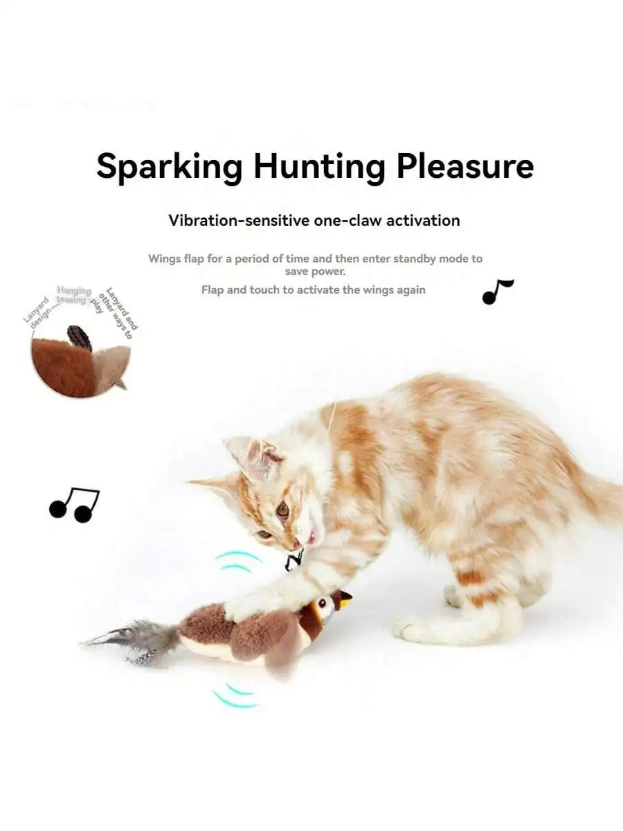 Juguete Inteligente de Ave para Gatos – Mantiene a tu Gato Activo