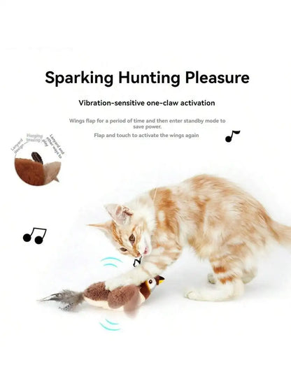 Juguete Inteligente de Ave para Gatos – Mantiene a tu Gato Activo
