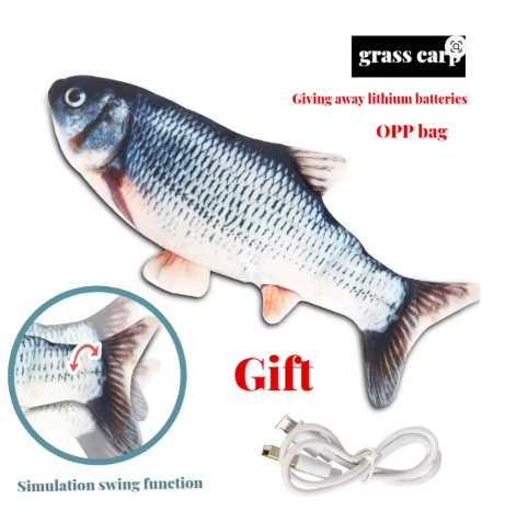Pez Interactivo para Gatos 🐟 | Activa su Instinto Cazador en Segundos