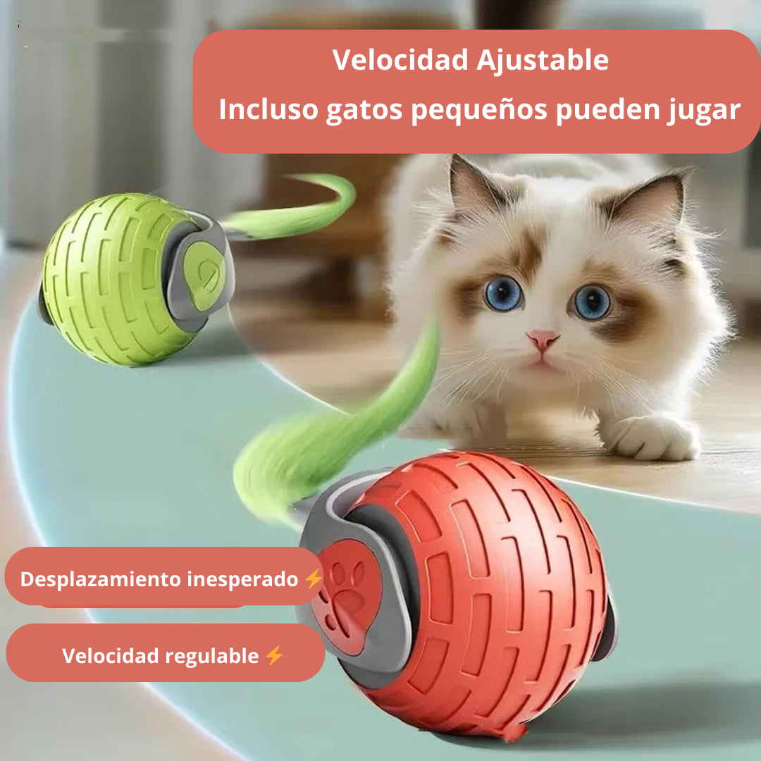 Pelota Interactiva para Gatos - Juguete Automático Eléctrico