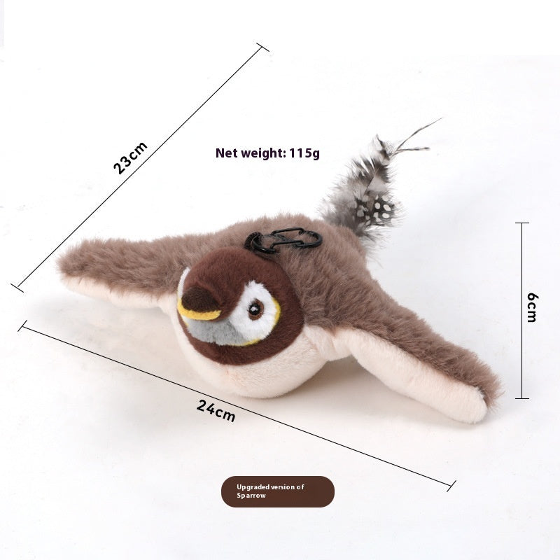 Interactive Plush Cat Toy - Realistic Sound