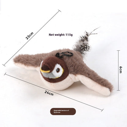 Interactive Plush Cat Toy - Realistic Sound