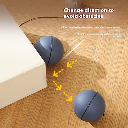 Interactive Mouse Teaser Ball – Smart Moving Toy for Curious Cats